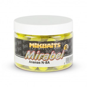 MIKBAITS Mirabel Fluo boilie 150ml Ananas N-BA 12mm